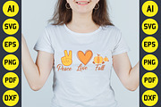 Fall SVG T-Shirt Design Bundle, an Object Graphic by CraftArtStudio (Thumbnail 10 of 14)