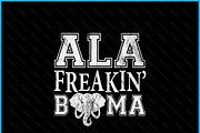 Retro Bama Vintage Alabama Ala SVG, a Graphic by Creativeusart (Thumbnail 2 of 4)