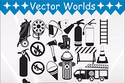 Firefighter Equipment Svg, Fire Svg, an Object Graphic by VectorWorlds (Thumbnail 2 of 3)