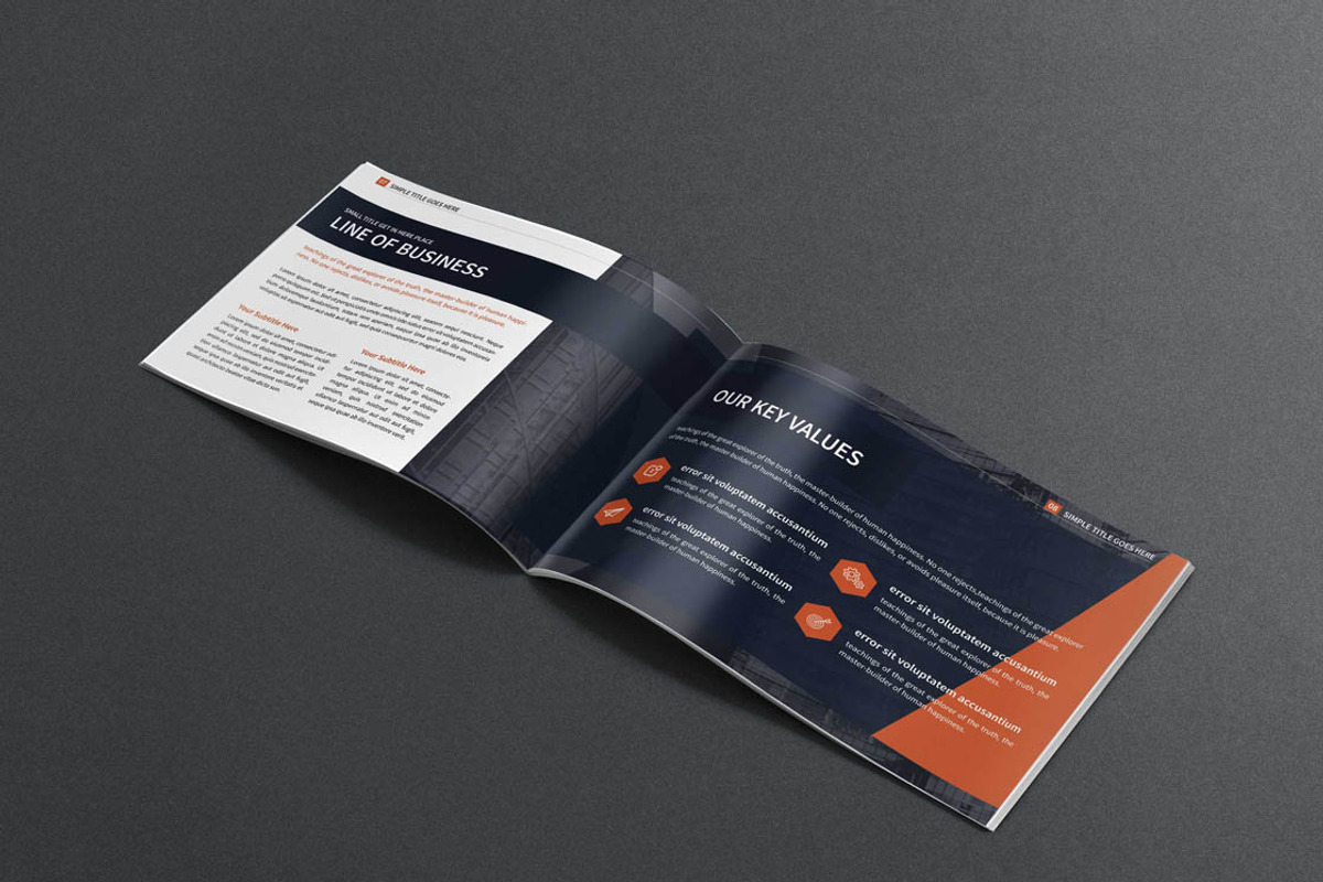 A5 Corporate Company Brochure, a Brochure Template by New Lines (Photo 8 of 15)