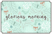 Glorious Morning: A Whimsical Font, a Script Font by Aesthetic Printables (Thumbnail 1 of 8)
