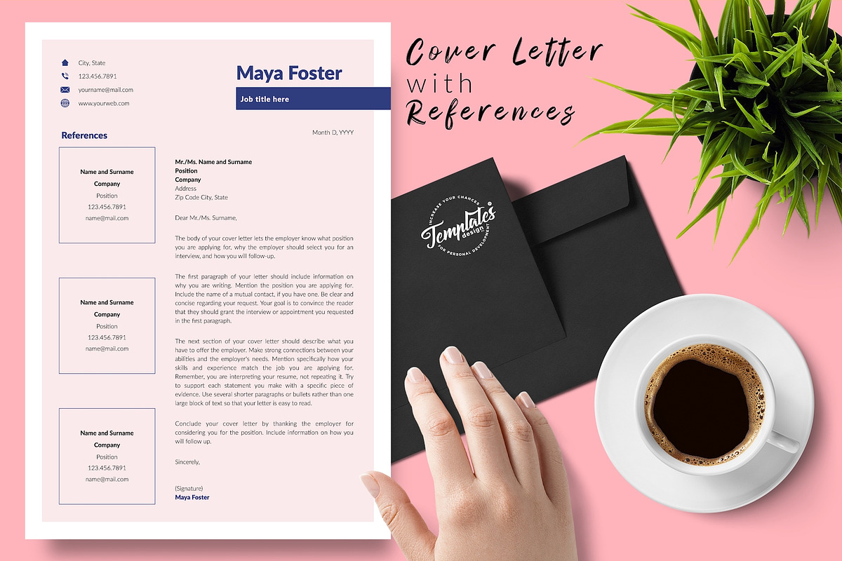 Modern CV Template / Resume - Maya, a Resume Template by Templates Design Co. (Photo 7 of 17)