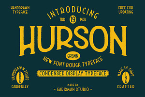 Hurson Rough - Serif