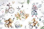 Happy Easter Spring Set 2, an Animal Illustration by Ann Art Houze (Thumbnail 3 of 15)