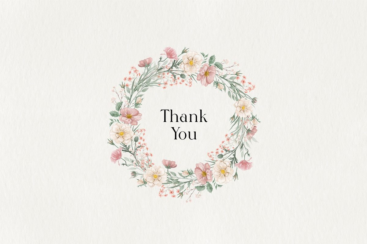 Floral Tales Wedding cards & clipart, an Invitation Template by Garden in frame (Photo 10 of 10)