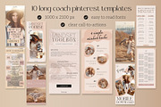 Coaching Canva Pinterest Templates, a Social Media Template by Made by Melody (Thumbnail 3 of 8)