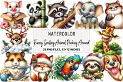 Funny Smiling Animal Peeking Around, an Illustration by DreamArtGraphic (Thumbnail 1 of 4)