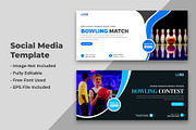 Bowling Event Social Media Cover, a Social Media Template by nandinigraphics (Thumbnail 1 of 2)