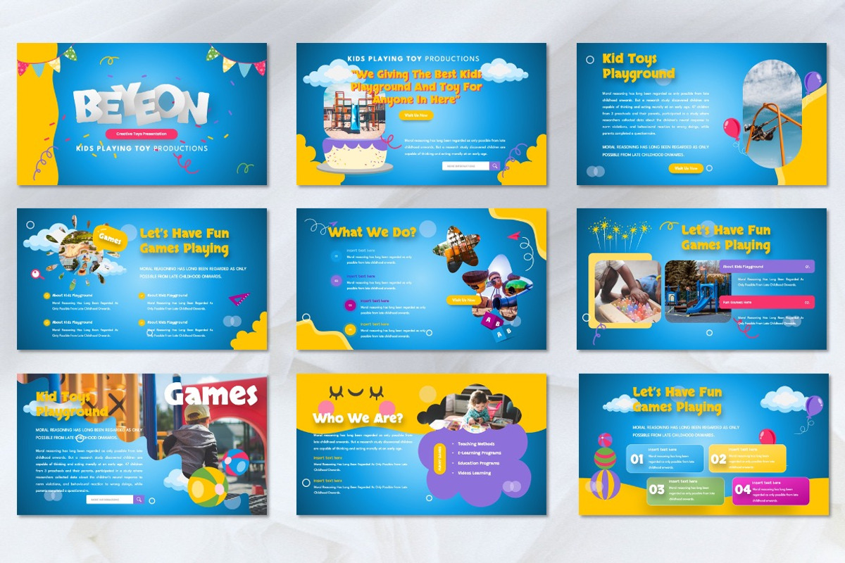 Beyeon - Kids Toy Googleslide, a Presentation Template by Dhabee (Photo 6 of 6)