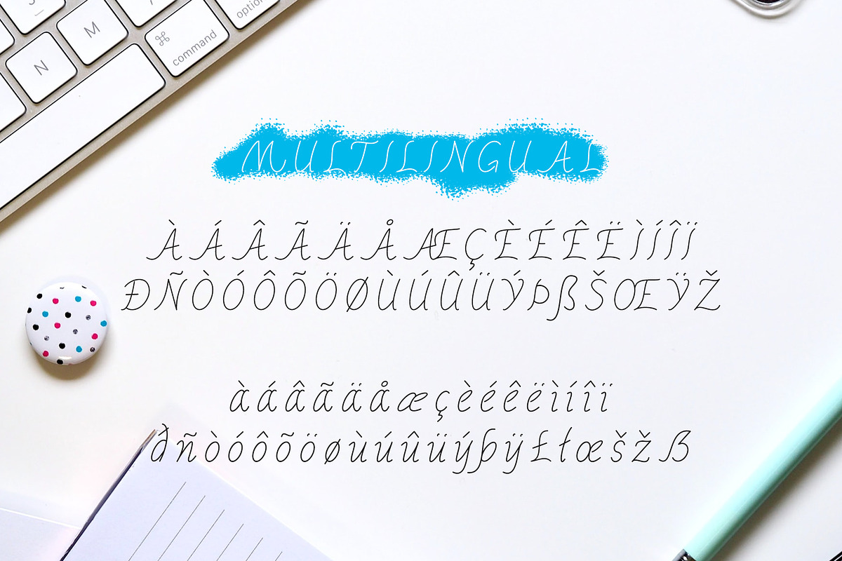 Nelly Hand - Handwritten Font, a Handwritten Font by NordicStyleSE (Photo 3 of 5)