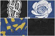 Corduroy Coach Zipper Jacket Mockup, a Hoody Mockup by DaldSgh (Thumbnail 6 of 10)