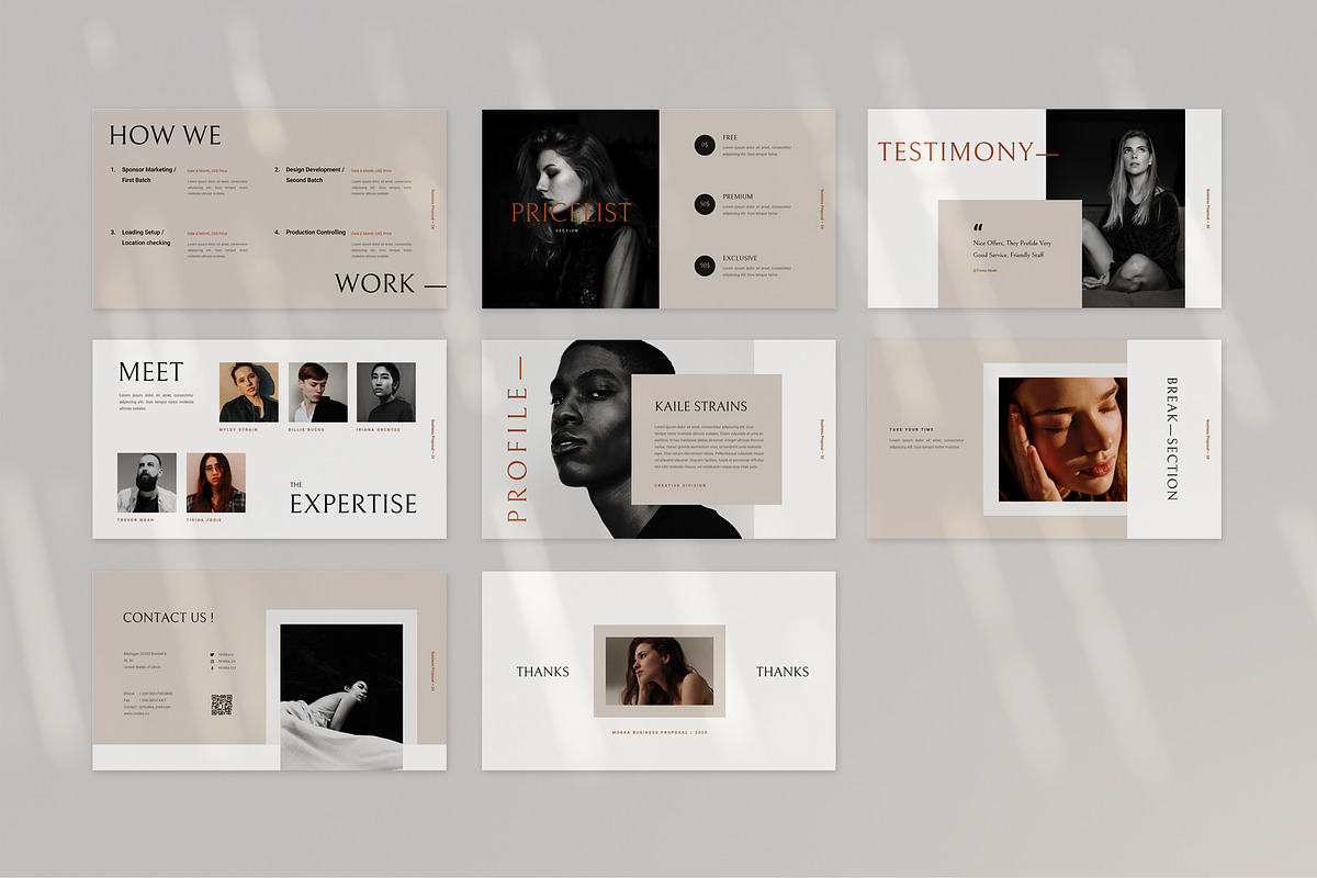 Mokka Google Slides, a Presentation Template by Visuel Colonie® (Photo 9 of 9)