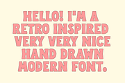 Very Font Family - Handmade Retro, a Sans Serif Font by Studio Funshop by Kelli (Thumbnail 21 of 21)