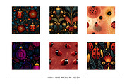 Ladybug Retro Art Style Patterns, a Pattern Graphic by karenfoleyphoto (Thumbnail 3 of 11)