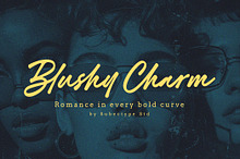 Blushy Charm - Bold Script Font