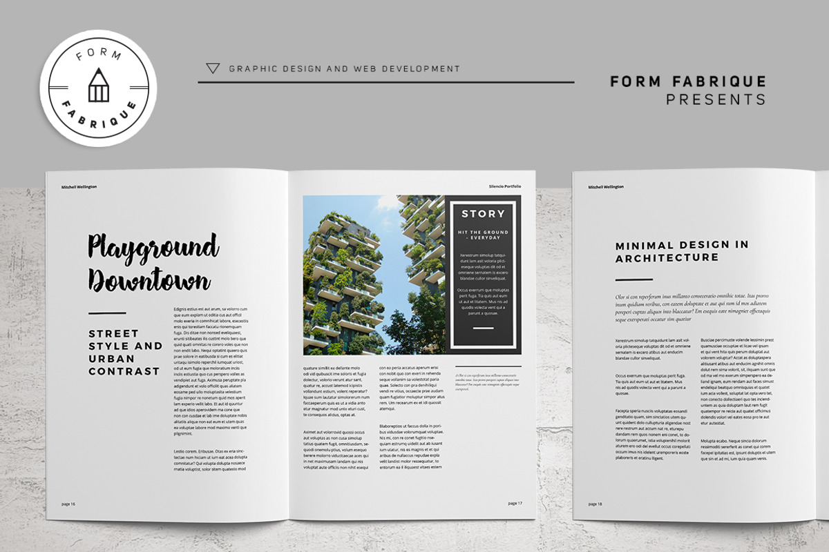Silencio Portfolio, a Brochure Template by Form Fabrique (Photo 11 of 21)