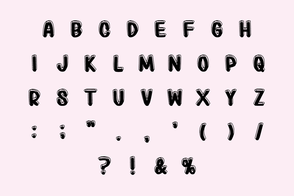 Kawai - Cute Font, a Handwritten Font by Fourteen Letter (Photo 4 of 8)
