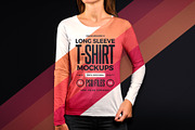 Women Long Sleeve T-Shirt Mockups, a Shirt Mockup by Indieground Design Inc. (Thumbnail 1 of 5)