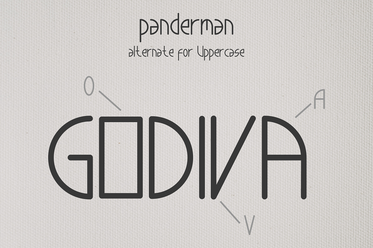 panderman - Simple Modern Font, a Sans Serif Font by Inventype Studio (Photo 3 of 8)