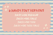 Daisy Mae Handwritten font, a Font by ReveryWorks (Thumbnail 11 of 11)