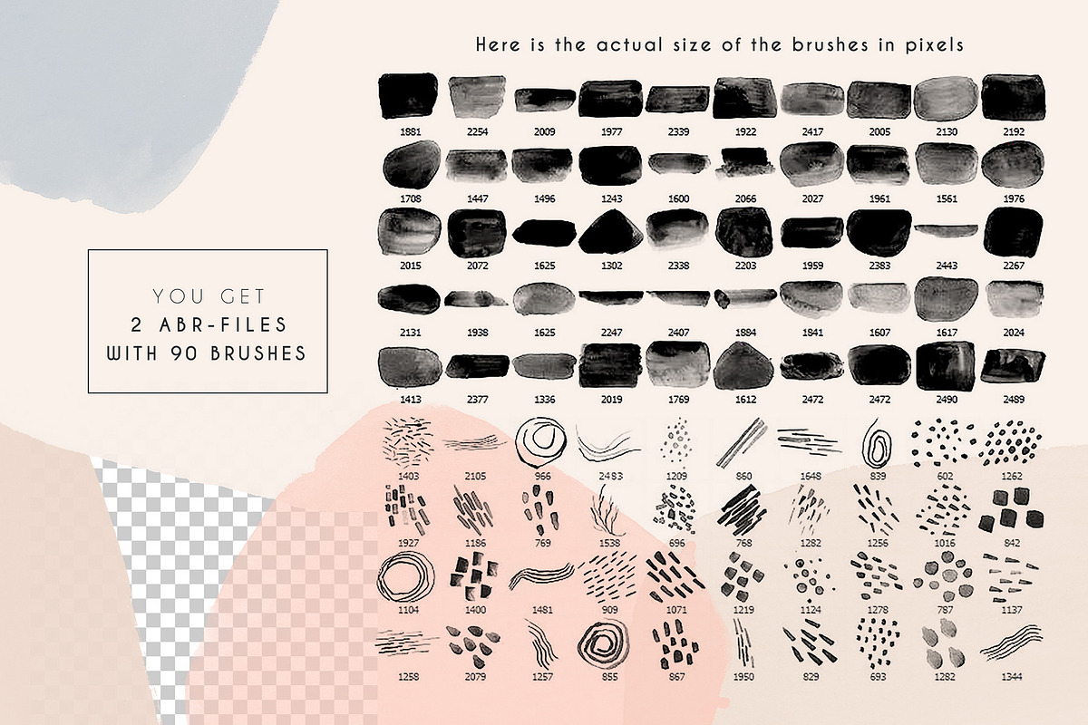 All Photoshop Stamp Brushes Bundle, a Brush Add-On by Struvictory.art (Photo 10 of 37)
