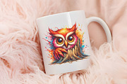 Funny Owl Peeking Clipart, an Animal Illustration by RobertsArt (Thumbnail 5 of 7)
