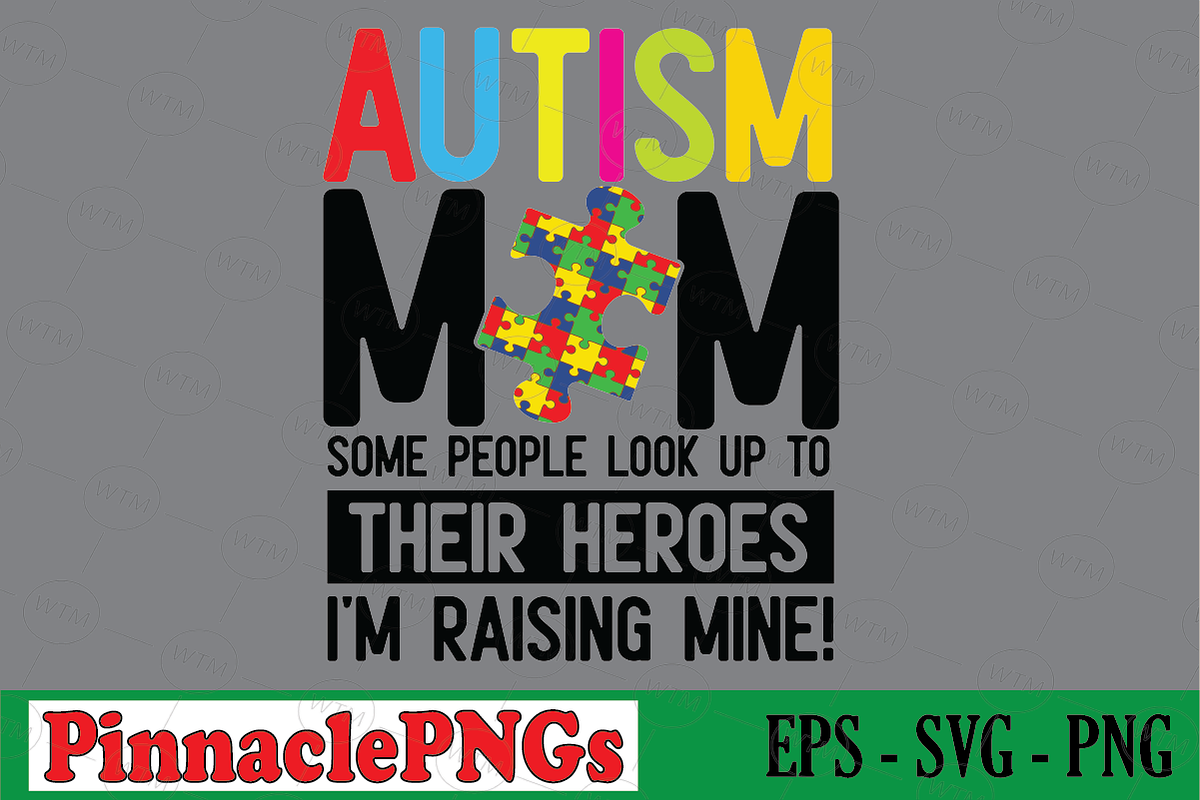 Autism Mom, a Seasonal Illustration by Pinnacle PNGs (Photo 1 of 2)