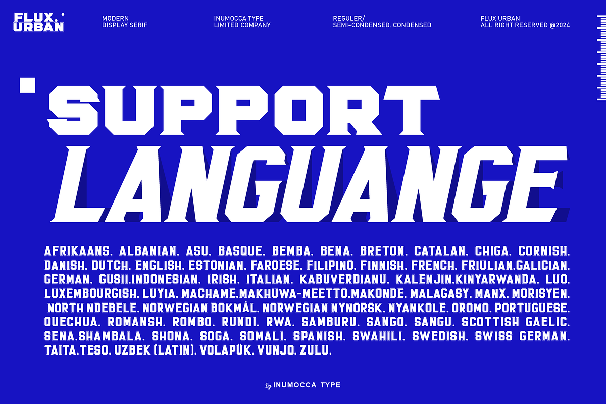 Flux Urban, a Serif Font by inumocca_type (Photo 9 of 11)