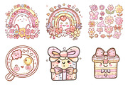 Retro Mothers Day Clipart, an Illustration by SinaCreation (Thumbnail 5 of 11)