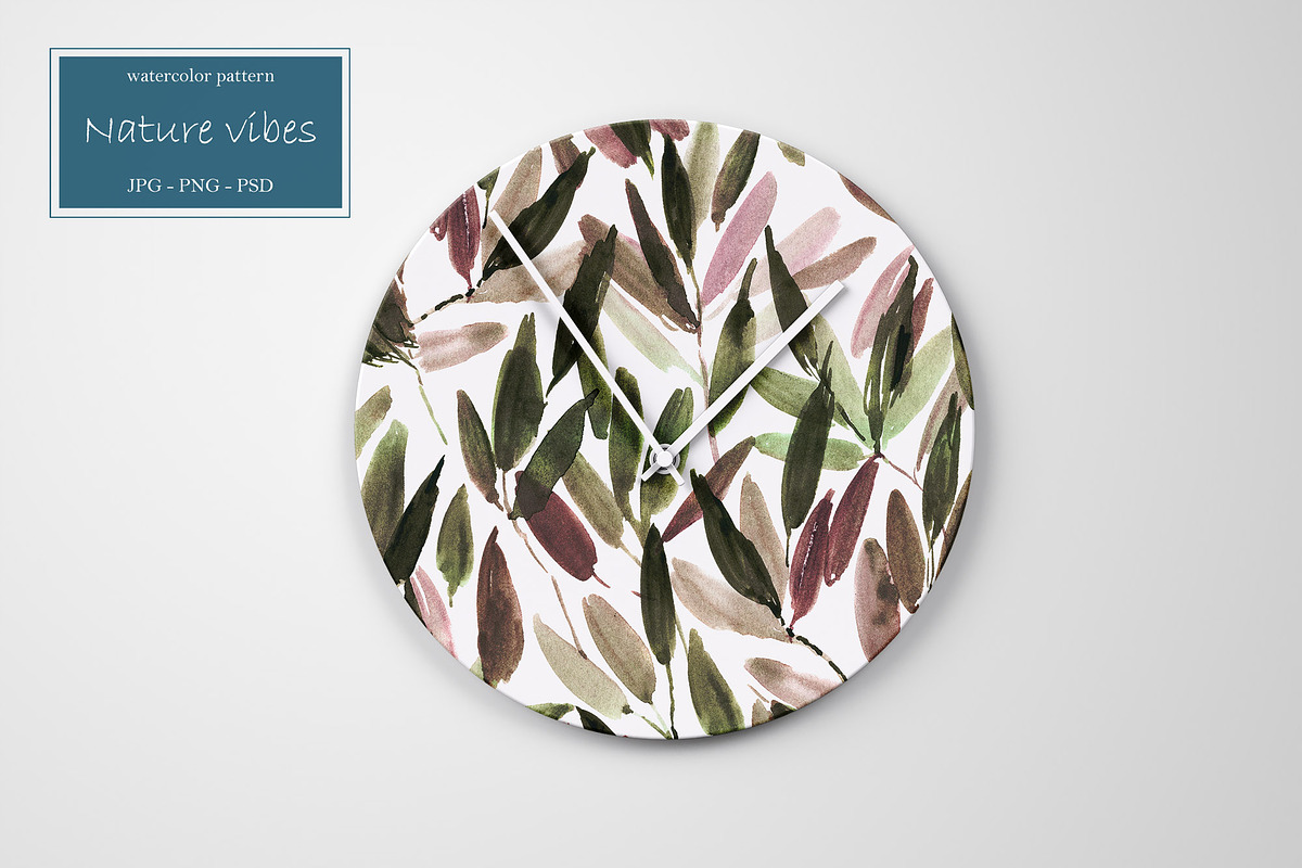 Nature vibes - seamless pattern, a Pattern Graphic by Katerina Tova (Photo 7 of 16)