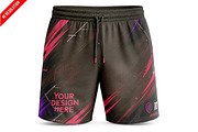 Athletic Shorts Mockup PSD, a Bottom Mockup by Bruno's Shop (Thumbnail 1 of 3)