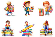 Back to School Clipart Black Teacher, a Seasonal Illustration by Designking (Thumbnail 5 of 5)