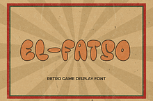 EL FATSO – Retro Game Display Font