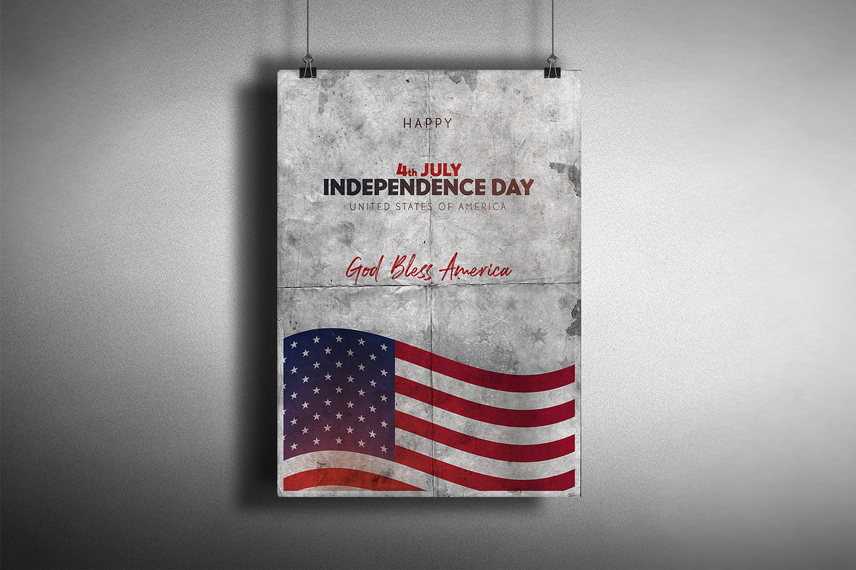 4th July Posters. Independence Day, a Flyer Template by Leo Edition (Photo 6 of 6)