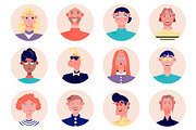 Cartoon People Avatars, an Emoji Icon by alexdndz (Thumbnail 6 of 13)