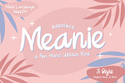 Meanie a Fun Hand Written Font, a Script Font by Dawnside Graphic (Thumbnail 1 of 11)