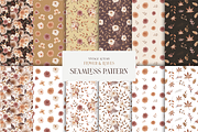 Autumn Watercolor Seamless Patterns, a Pattern Graphic by Balada Digital Art (Thumbnail 5 of 8)