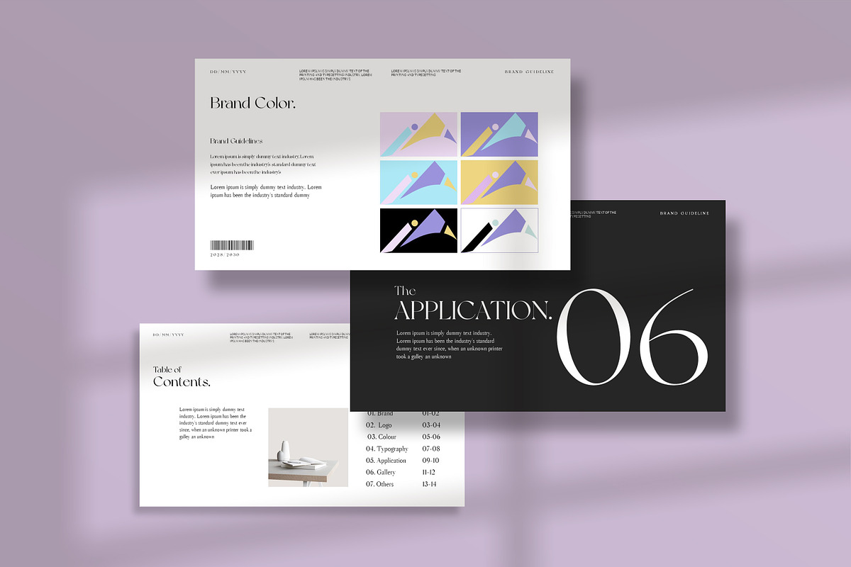 Brand Guidelines Template, a Presentation Template by UpSolution (Photo 3 of 8)