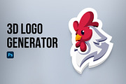 3D Logo Generator, an Object Graphic by Loudoun Design Co. (Thumbnail 1 of 7)