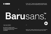 Baru Sans Geometric Font Family, a Sans Serif Font by Kereatype (Thumbnail 1 of 19)