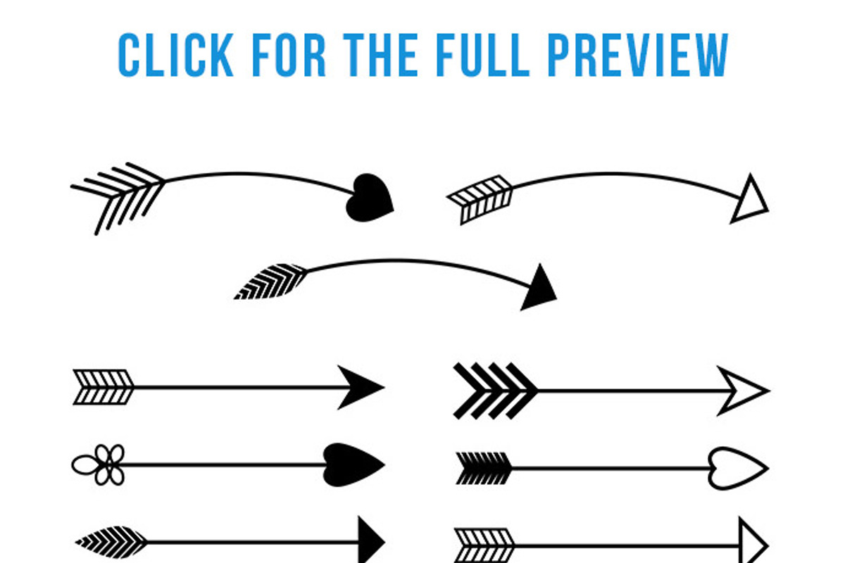90+ Arrows Clipart Mega Bundle, a Decorative Illustration by The Digital Download Shop (Photo 4 of 7)