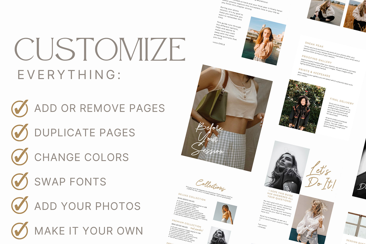 CLASSIC Senior Photography Guide, a Magazine Template by Signature Edits (Photo 5 of 11)