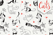 Cats Playing, an Animal Illustration by Baksiabat (Thumbnail 4 of 5)