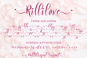 Rillilove, a Script Font by Yoga Letter (Thumbnail 12 of 12)