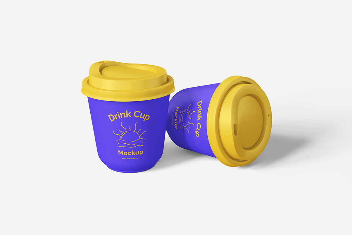 Drink Cup Mockup, a Product Mockup by bimockup (Photo 2 of 6)
