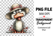 Whimsical Spring Clipart, an Illustration by Watercolor design (Thumbnail 4 of 6)