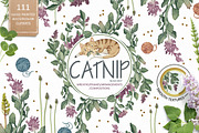 Catnip, a Texture Illustration by Soir Creative (Thumbnail 1 of 6)