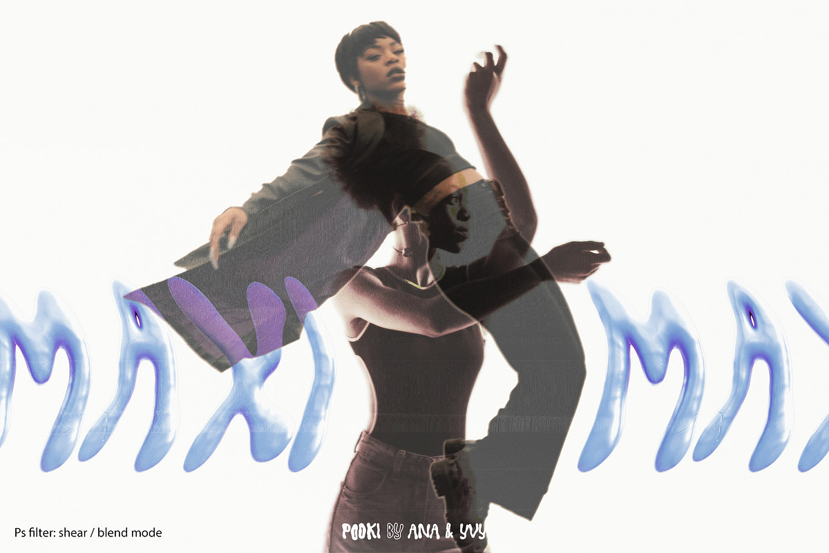 Display font POOKI | 3D metal bubble, a Font by ana & yvy (Photo 5 of 18)
