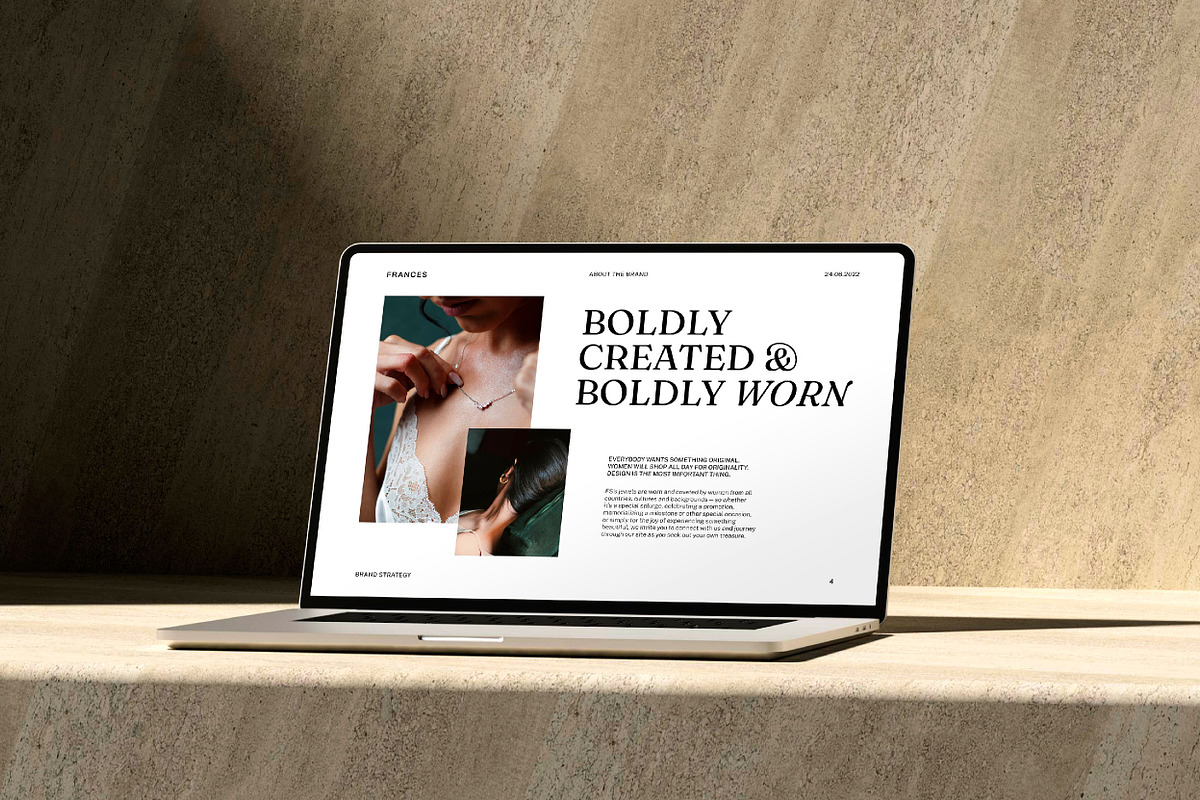 FRANCES / Brand Strategy, a Brochure Template by Studio Dara (Photo 7 of 19)
