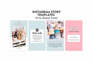 Instagram Template Blue Canva